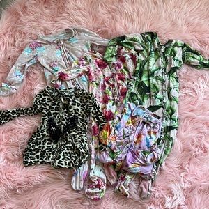 Five Posh Peanut ruffled sleepers, 18-24 months!